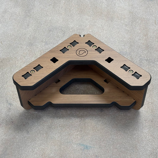Limited Edition PRE-ASSEMBLED Compacmel Mini 3D Assembly Square, 'Lissa Oak' faced