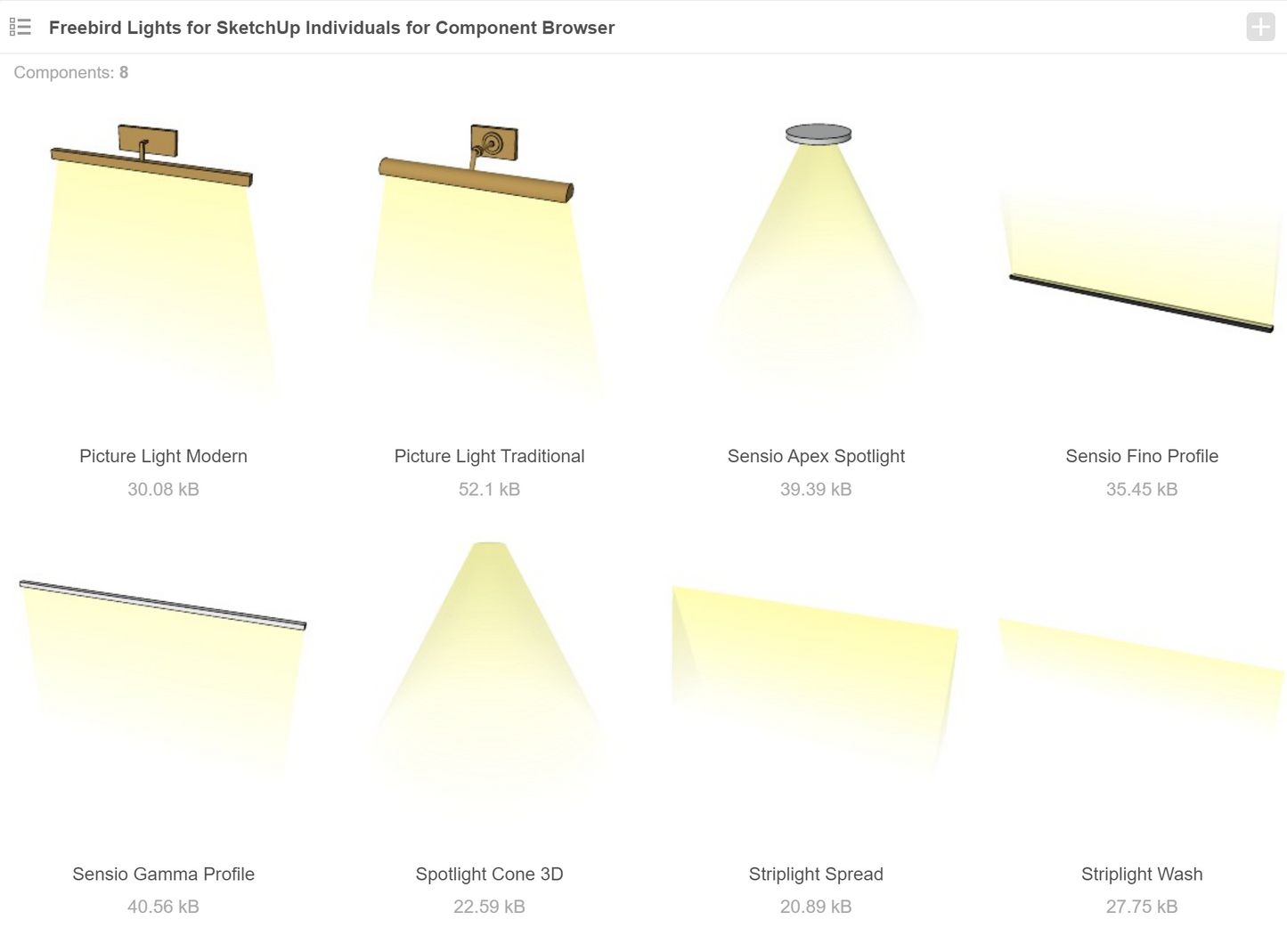 Lights for SketchUp