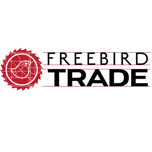 Freebird Trade logo with a red circular design on a white background