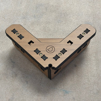 Limited Edition PRE-ASSEMBLED Compacmel Mini 3D Assembly Square, 'Lissa Oak' faced
