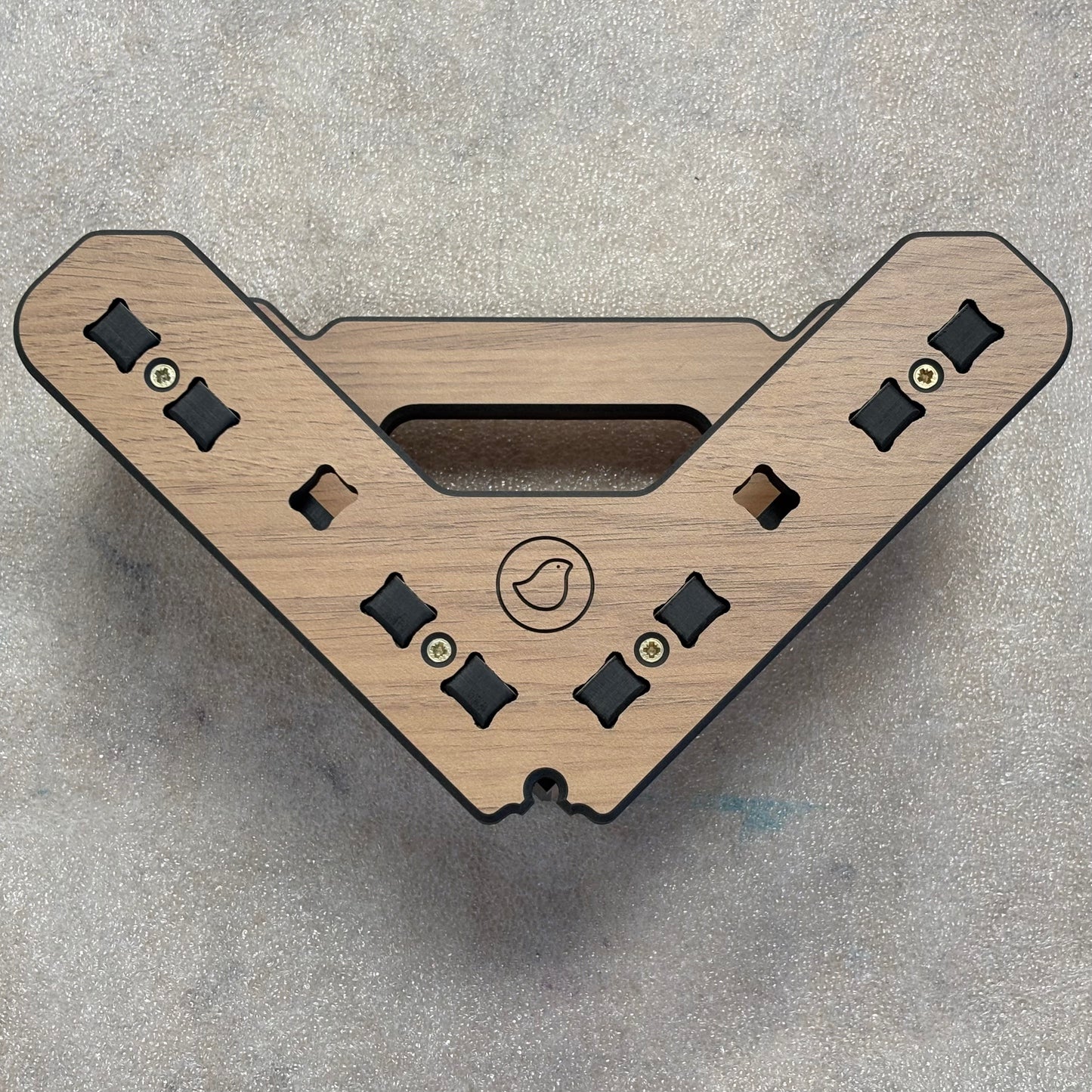 Limited Edition PRE-ASSEMBLED Compacmel Mini 3D Assembly Square, 'Lissa Oak' faced