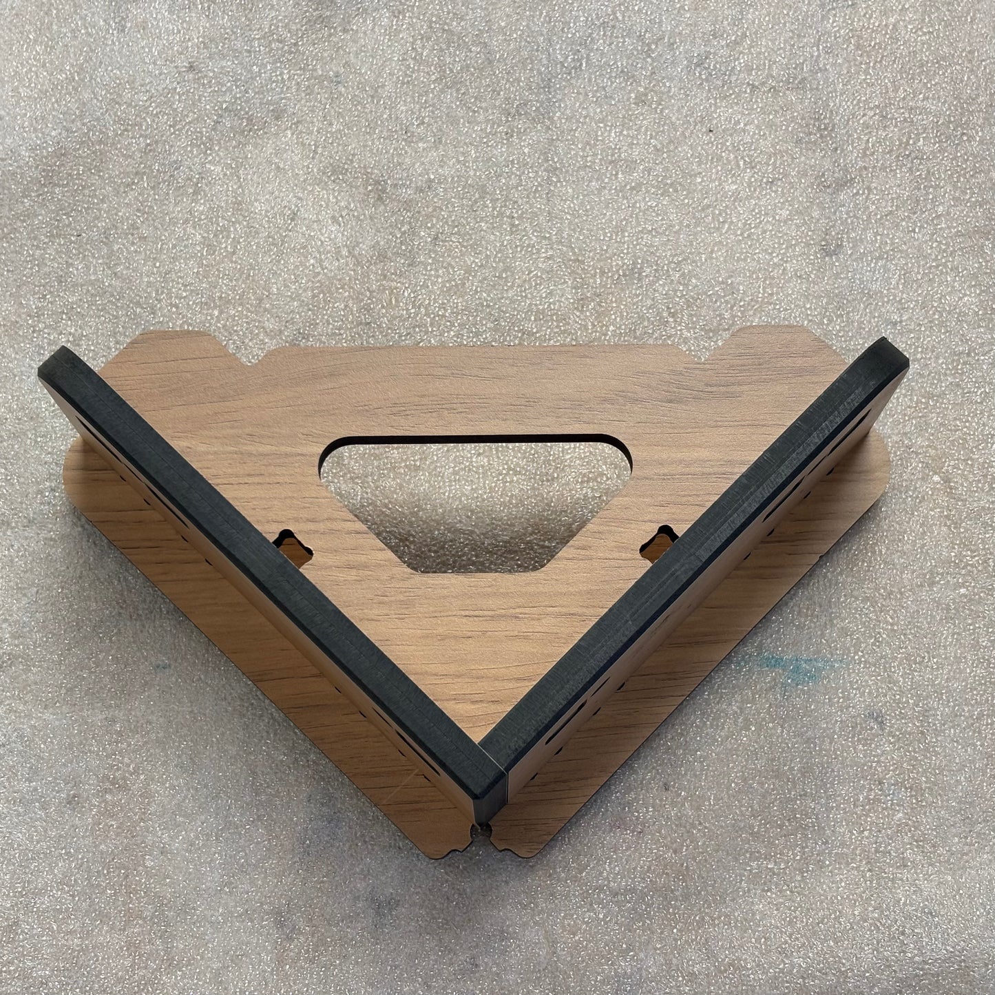 Limited Edition PRE-ASSEMBLED Compacmel Mini 3D Assembly Square, 'Lissa Oak' faced