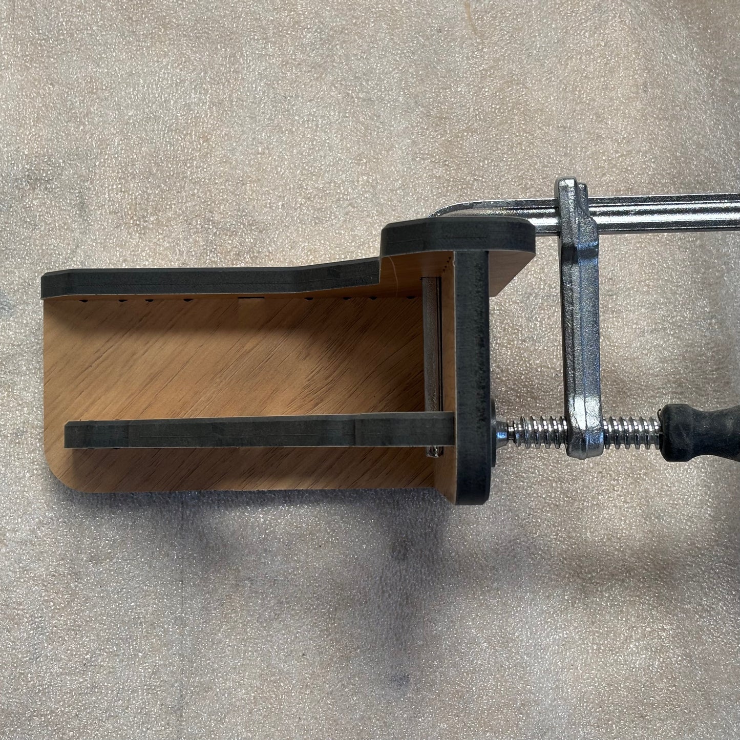 Limited Edition PRE-ASSEMBLED Compacmel Mini 3D Assembly Square, 'Lissa Oak' faced