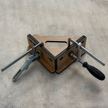 Limited Edition PRE-ASSEMBLED Compacmel Mini 3D Assembly Square, 'Lissa Oak' faced