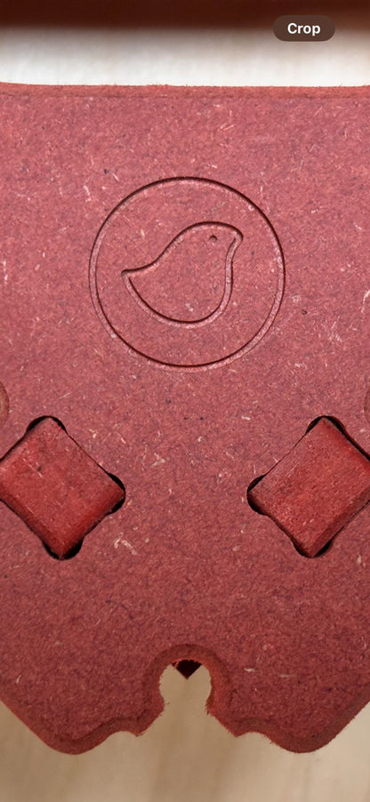 Limited Edition Red Valchromat Mini 3D Assembly Square