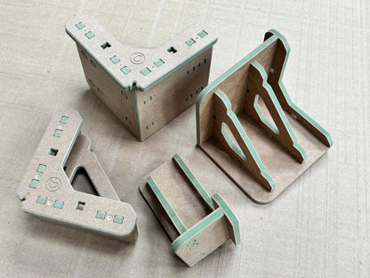 'The Team Player' Bundle pack: 2 Mini + 2 Original Midi 3D Squares