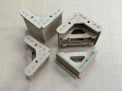 'The Team Player' Bundle pack: 2 Mini + 2 Original Midi 3D Squares