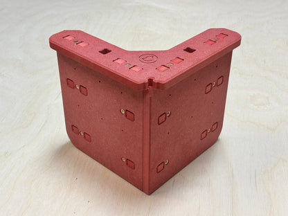 Limited Edition Red Valchromat Midi 3D Assembly Square